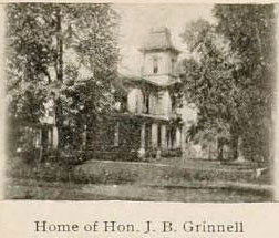 Home of Hon. J. B. Grinnell, Iowa