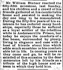Bintner, Audubon County Journal 6-28-1900