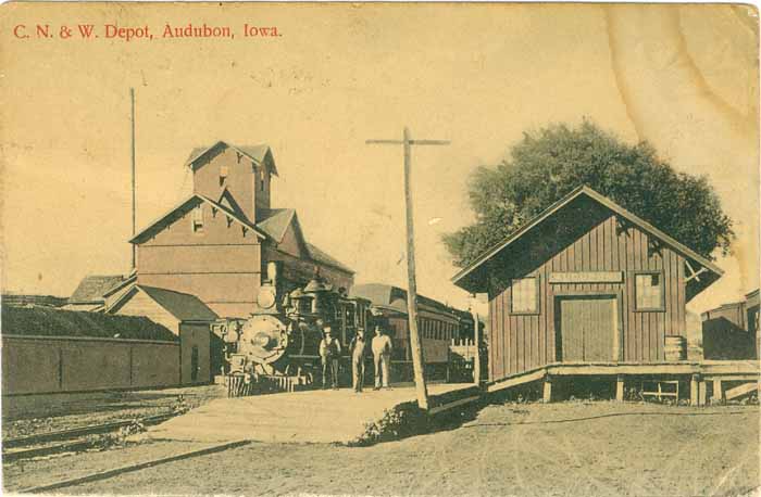 Audubon C.N.& W. Railway Depot
