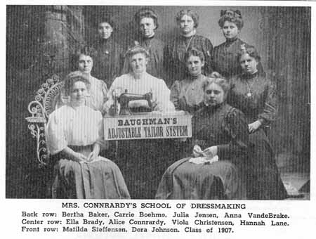 Connrardy School of Dressmaking 1907