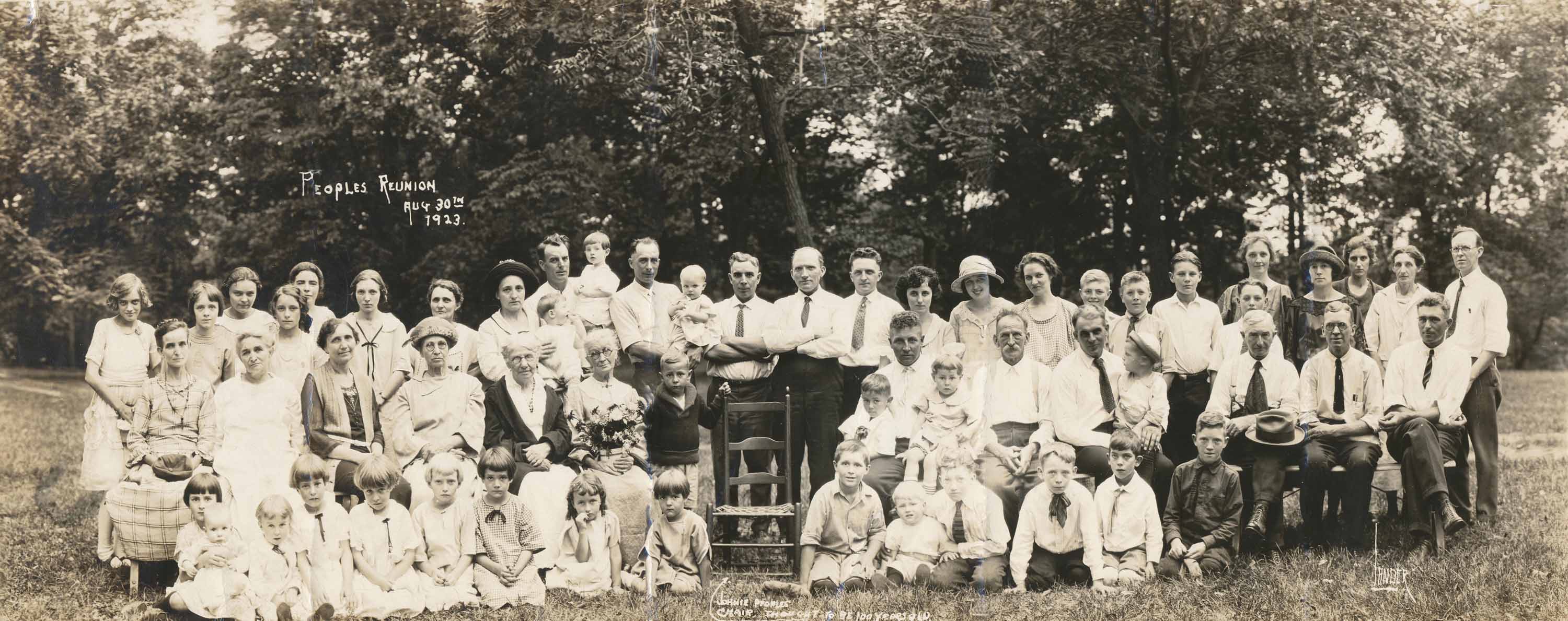 Peoples Family Reunion 1923
