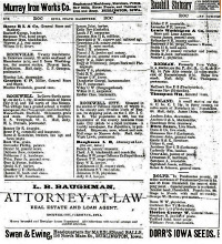 Rockwell City in 1882 - 1883 Iowa State Gazetteer & Business Directory