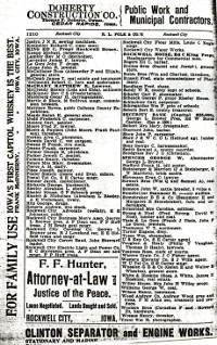 Pg. 1210 in 1903 - 1904 Iowa State Gazetteer & Business Directory