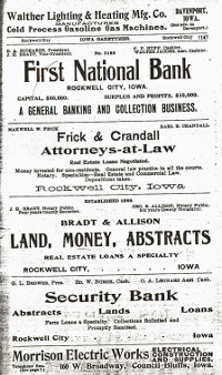 Pg. 1147 in 1905 - 1906 Iowa State Gazetteer & Business Directory