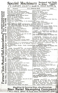 Pg. 1362 in 1905 - 1906 Iowa State Gazetteer & Business Directory