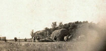 baling hay near Rockwell City