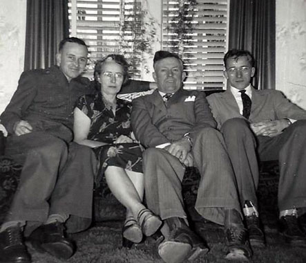 Don, Bertha, Fred, and Duane Schofield