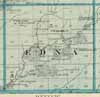 Edna Twp. 1875 Cass County Iowa Map