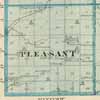 Pleasant Twp. 1875 Cass County Iowa Map