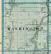 Washington Twp. 1875 Cass County Iowa Map