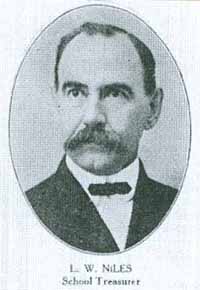 L. W. Niles, School Treasurer