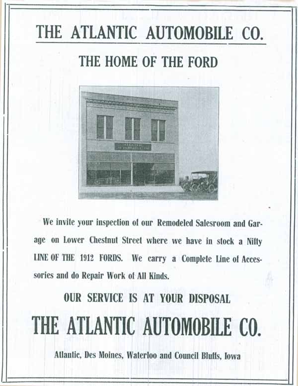 Atlantic Automobile, Ford