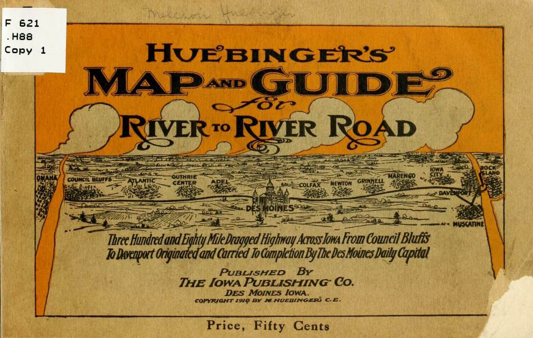 1910 Huebinger's Guide, Iowa