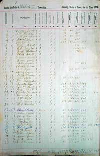 1873 Census Page