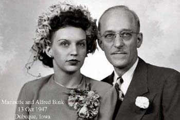 Alfred & Marinette Bink, Oct 13, 1947