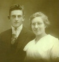 Arthur G. Jennings and Marie L. Thein wedding 1919