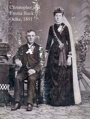 Christopher Oelke & Emma Buck - 1891