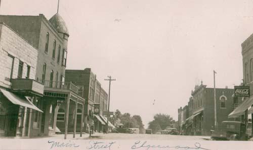 Main street, Edgewood, 1940's