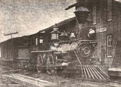 Elkport train depot, undated