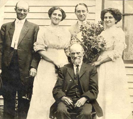 Fred Smith SR and four of his children
