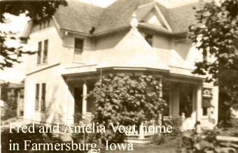 Fred & Amelia Vogt home, Farmersburg
