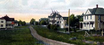 Farmersburg residential street view, 1912