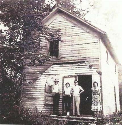 old Fenchel family home - photo of the vacant house was taken ca1950s
