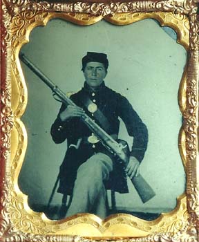 George Beck, Civil War - tintype