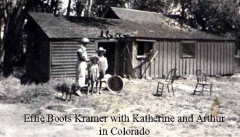 Effie Boots Kramer with Katherine & Art Jr.