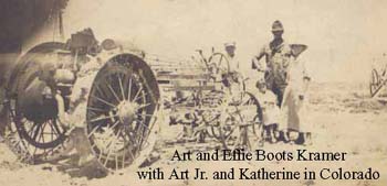 Arthur & Effie with Art Jr. & Katherine, 1922