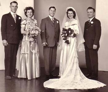 Walters-Hittemiller wedding, 9/22/1949