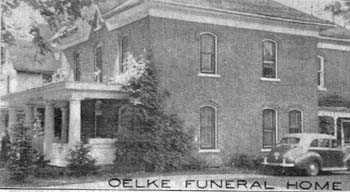 Oelke Funeral Home, ca 1942