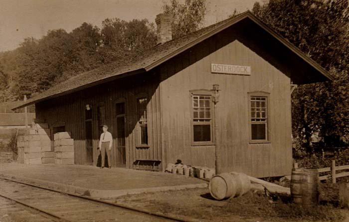 Osterdock depot ca1908-1912, photo by Dean Mallory