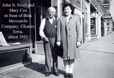John N. Poull & Mary Cox, ca1951