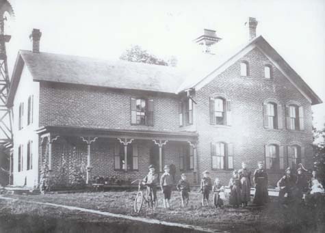 Henry Schlake farm home in 1898