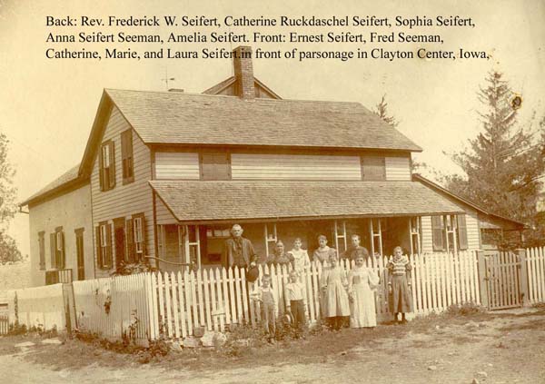 Rev. Frederick W. Seifert family