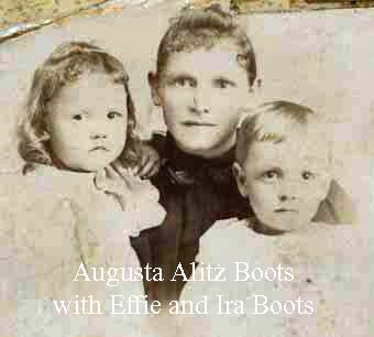 Augusta Alitz Boots with Effie & Ira, ca1896