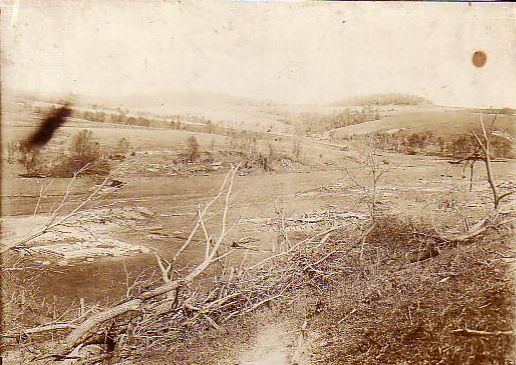 Realto Hansel farm in 1918 after tornado