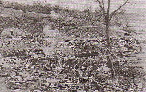 Lyman Hansel farm after the May 21, 1918 tornado