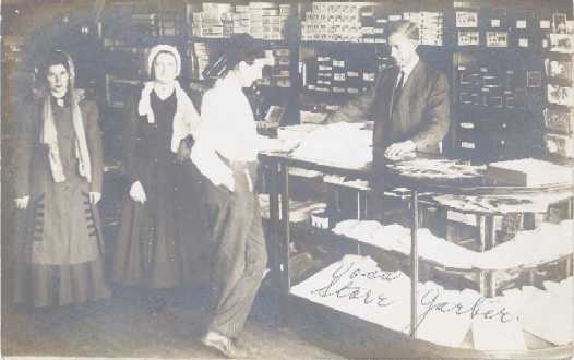Interior of the Voss store in Garber - undated