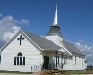 Swedish Lutheran church on Swede Ridge