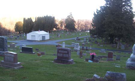 Guttenberg City cemetery, photography by J. Klein, Nov. 2013