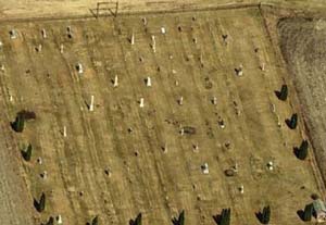 Birdseye of the Luana Cemetery courtesy of Bing maps