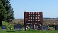 Marion Lutheran cemetery - photo taken by Phyllis Peterson