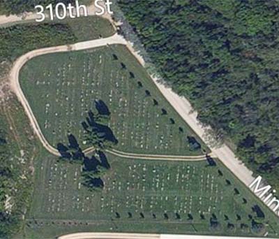 birds-eye view of Mt. Olivet cemetery - courtesy of Bing maps