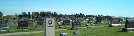 Postville cemetery - photograph by S. Ferrall