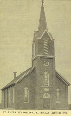 St. John's Evangelical Lutheran Church, Luana, Iowa, 1906