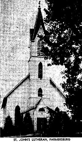 St. John's Lutheran, Farmersburg - Gazette photo