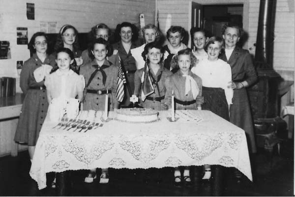 Farmersburg Girl Scouts, ca1940's