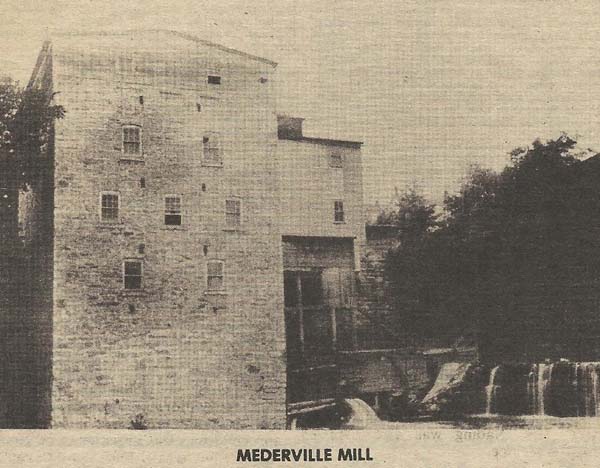 Mederville Mill, undated photo